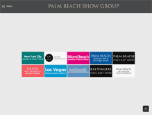 Tablet Screenshot of palmbeachshowgroup.com